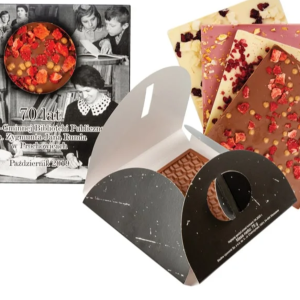 Promocijska čokolada z dodatki v potiskanem ovitku – 75 g