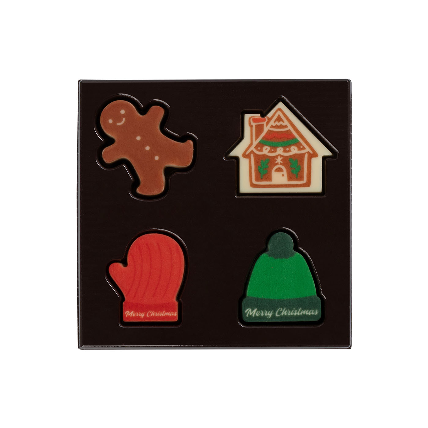 Personaliziran božični set čokoladic Winter Icons Print, 38 g - slika 2
