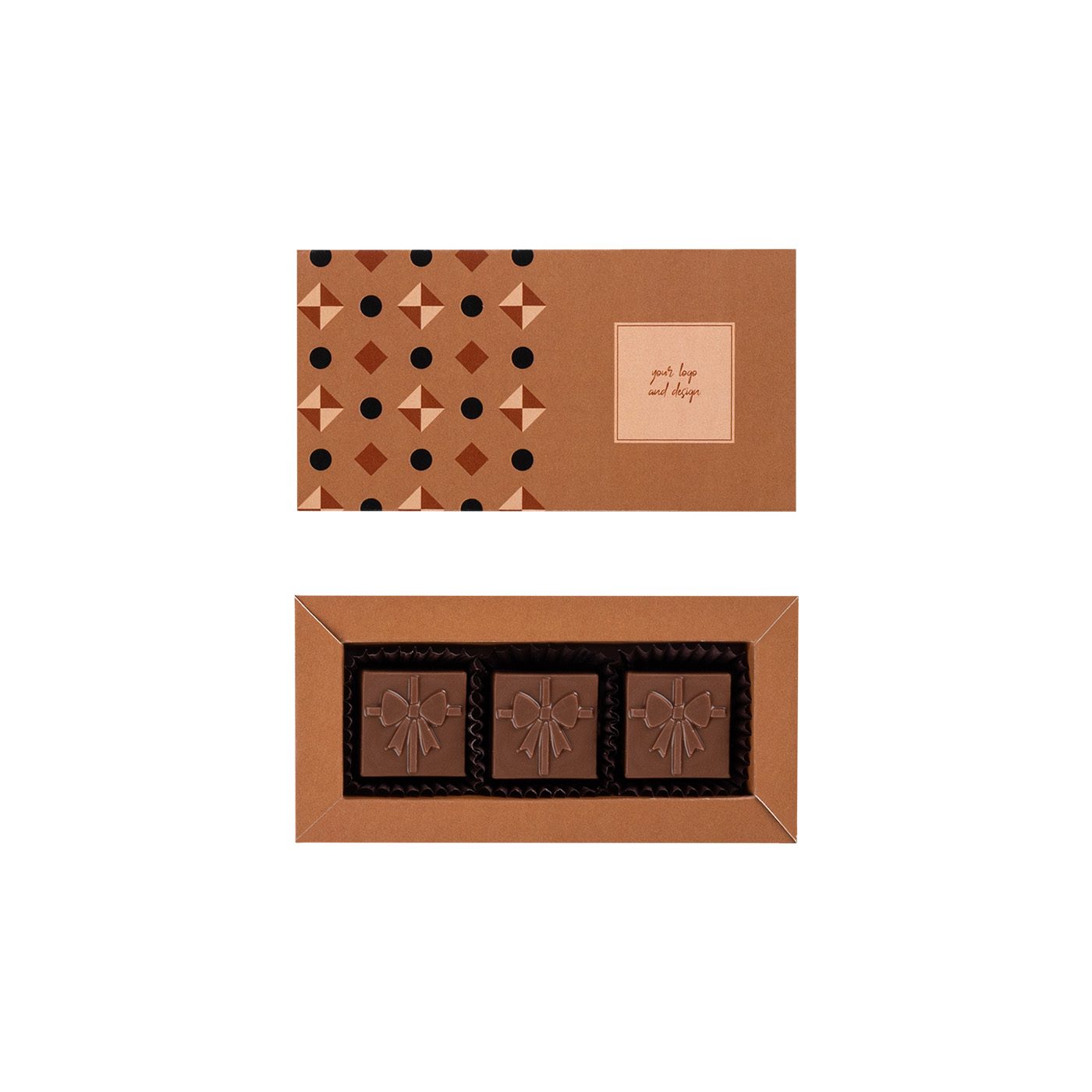 Personalizirana bonboniera Gift Box Mini, 3 praline, 36 g