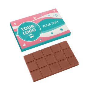 Čokoladna tablica v personalizirani kartici, 20 g – za zdravstvo