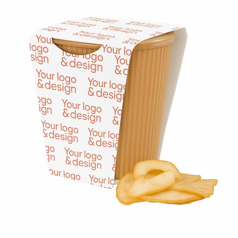 Jabolčni čips v personalizirani pločevinki, 25 g
