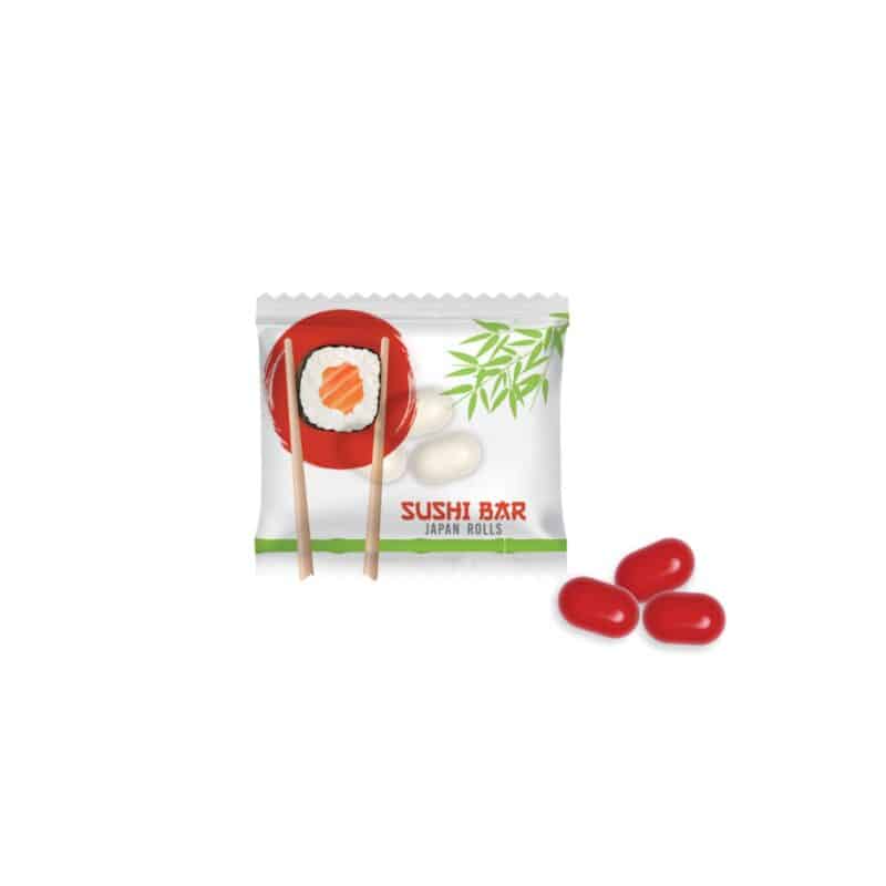 Mini vrečka s tremi dražeji MINIS in logotipom - slika 2