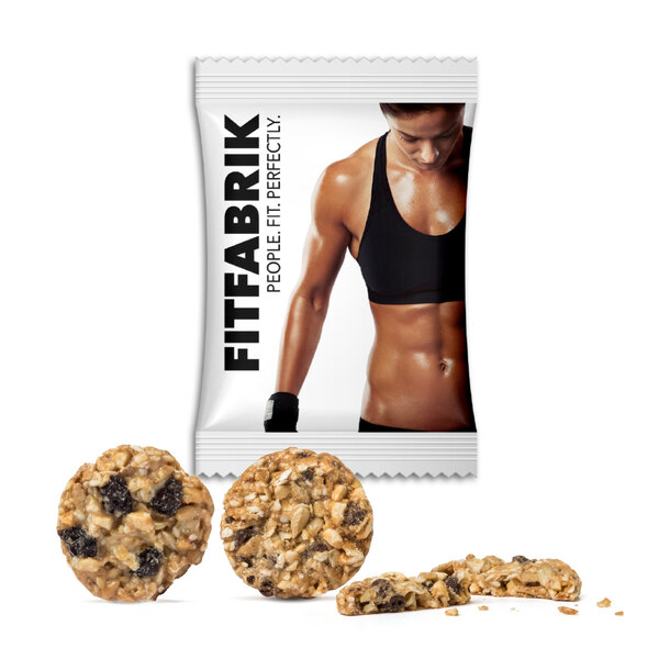 Piškot s semeni ali čokolado Vital Snack z vašim tiskom