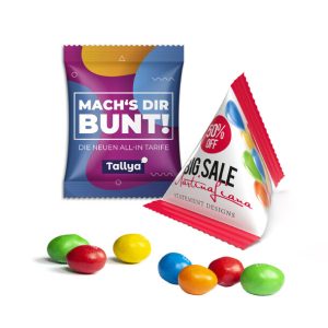 M&M’s Peanut v tetraedru z vašim tiskom