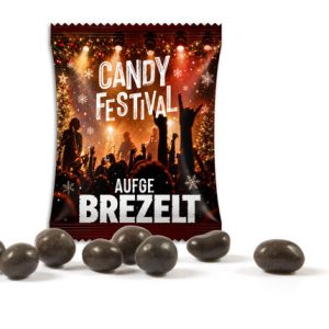 Sladko-slani grižljaji Treets Pretzel z vašim tiskom